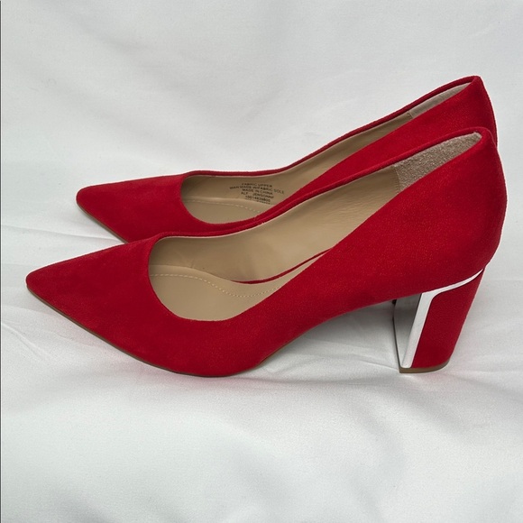 Alfani Elegant Red Women's Heels Sz 8 - Picture 6 of 8